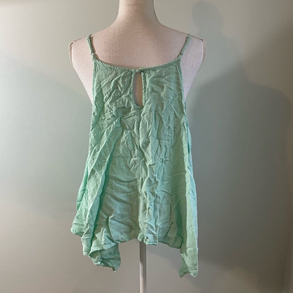 Altar’d State Mint Flowy Tank - Picture 3 of 4
